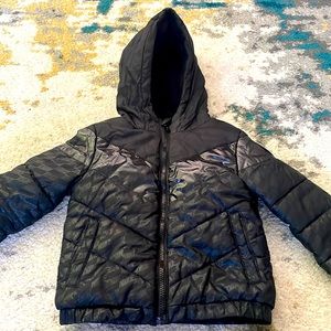 3T NIKE TODDLER PUFFER WINTER BLACK COAT